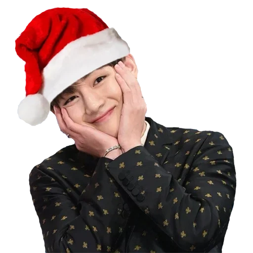 kim tae hyun, kim tae hyun, boys di bangtan, bts mary christmas, booker di natale ervin bianco di natale