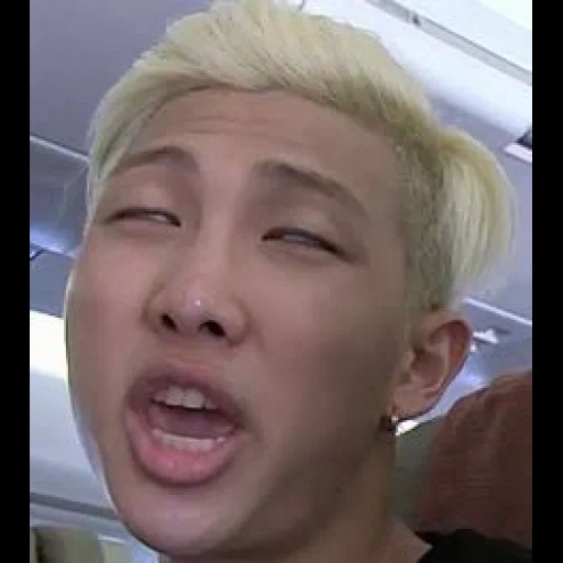 namjun, rap monster, bts meme namjun, bts namjun lucu, kim namjun lucu