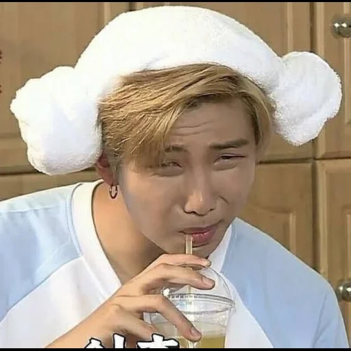 rm bts, namjun, rap monster, bangtan boys, kim namjun is funny