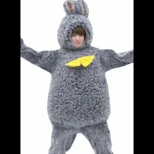 bt 21, yoongi, costume de charbon, bts jungkook hare hare suit, bts jungkook rabbit suit