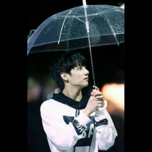 bts rain, zheng zhongguo, jungkook bts, bulletproof umbrella, jeon jungkook bts