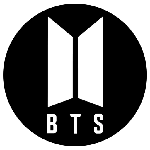 bts logo, lencana bts, lencana bts, bts logo, lambang bts