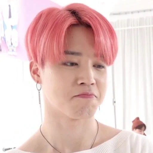 jimin, jimin bts, jimin bts, ragazzi di bangtan, capelli rosa jimin