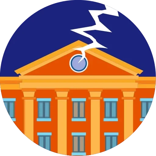 imeuble, scooter gyro, icône de la banque, façade du vecteur scolaire, badge de l'académie du futur