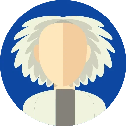 mcfoley icon, human badge, einstein pictogram, back to the future logo, eskimo peep icon vector