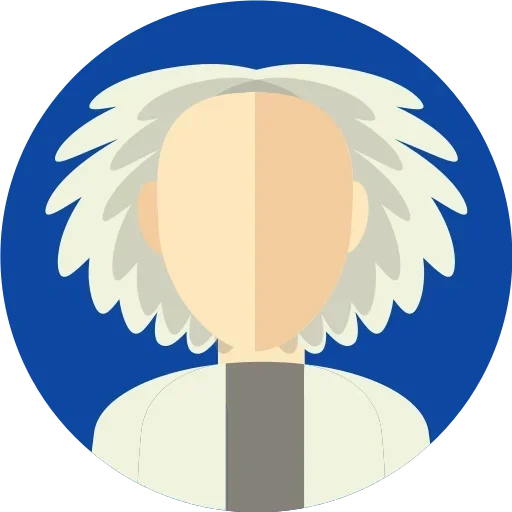 macfly symbol, mann ikone, einstein pictogram, zurück zum zukünftigen logo, eskimo schaut den icon vektor an