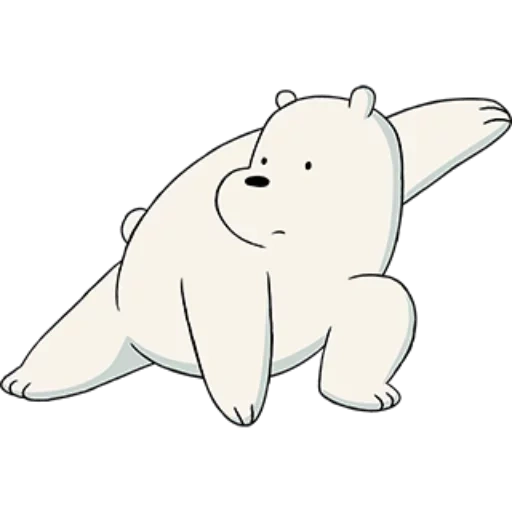 медведь белый, мультик белый медведь, белый медведь мультика, вся правда о медведях белый, белый медведь we bare bear эмоции