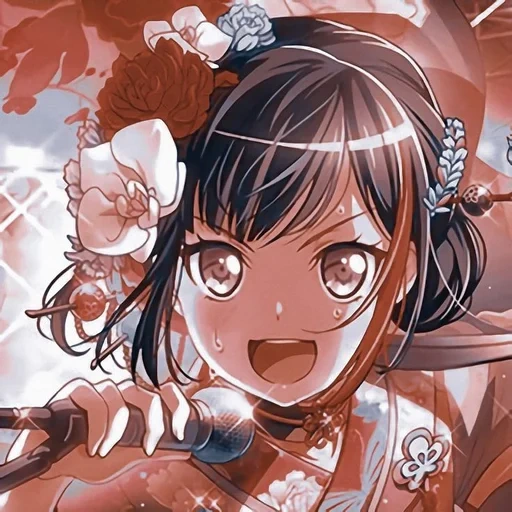 anime, foto, anime girls, anime de sonho de bang, festa de banda de garotas de bang dream