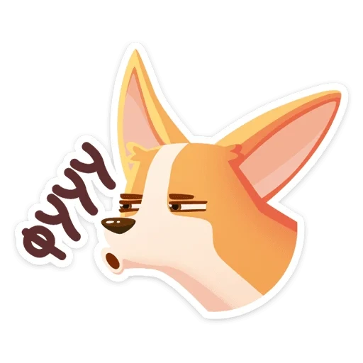 fox, pastel de bagel, color de fondo transparente bagel