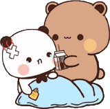 cute bear, milk mocha bear, мишки milk mocha, peach and goma мишки