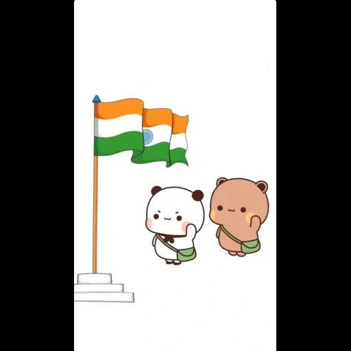 cute, аниме, republic day, mocha котики, happy independence day