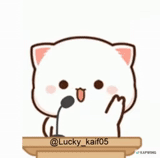 kavai cat, gatti kawaii, gatti kawaii, disegni di kawaii carini, kawaii gatto bianco