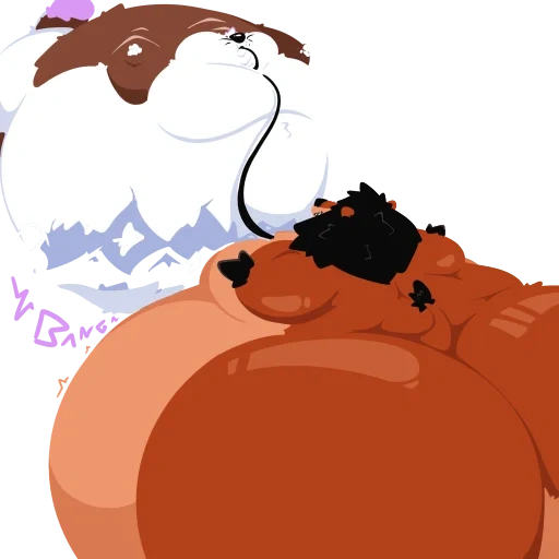 аниме, fat furry, inflation, fur affinity, nick wilde inflation
