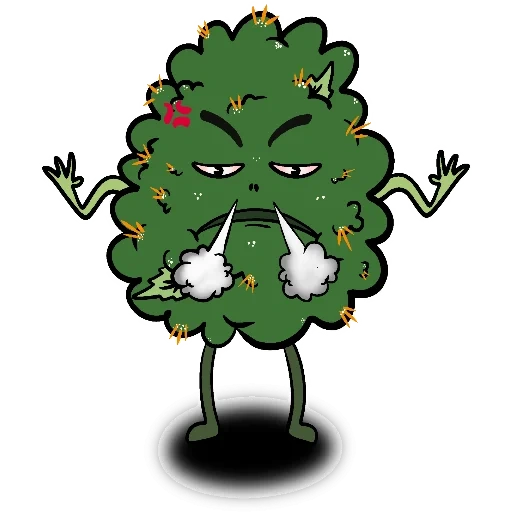 растение, иллюстрация, зомби брокколи, зловонный зомби, зомби бочка вируса зеленый цвет