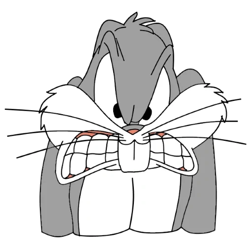 bugs bunny, bugs bannie marah, bugs banny nora, tas banny drawing, luni tunz show bags banny