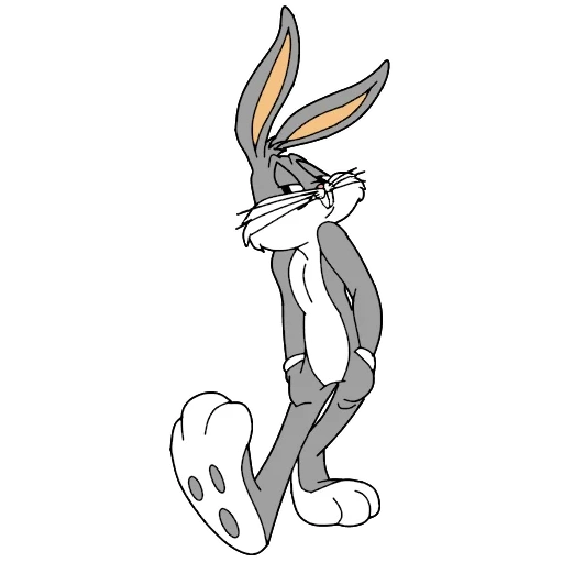 bugs bunny, hare bags banny, rabbit bags banny, bags banny dirty hare