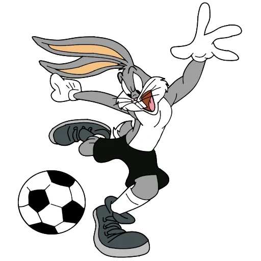 bugs bunny, tas banny sport, tas banny football, tas kelinci banny