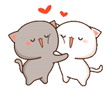 kawaii cat, kitty chibi kawaii, kitty chibi love, desenhos fofos de gado, kawaii cats love