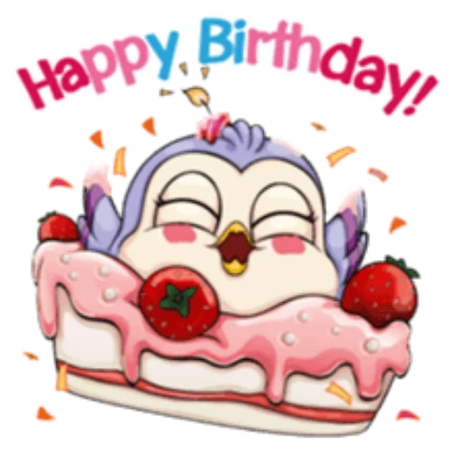 аниме, панда чан, день рождения, тортики клоуном
