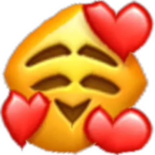 emoji sourit, coeur emoji, le cœur des emoji, emoji kiss, cœur d'emoji
