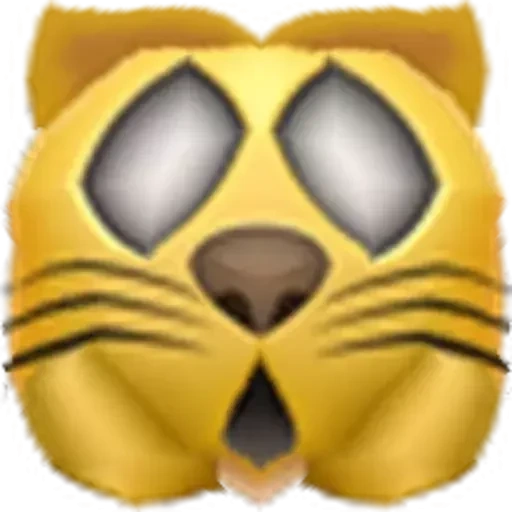 kucing tersenyum, emoji kucing, kucing emoji, emoji tiger, emoji kotik