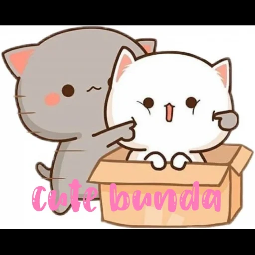 kucing kawaii, kucing kawaii, gambar lucu sapi, sketsa kucing lucu, kucing kawaii yang cantik