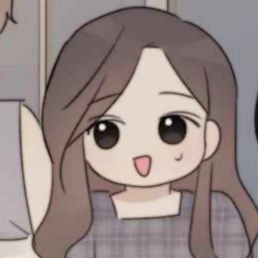 red cliff, niña, cute avatar, anime chibi, chica de animación