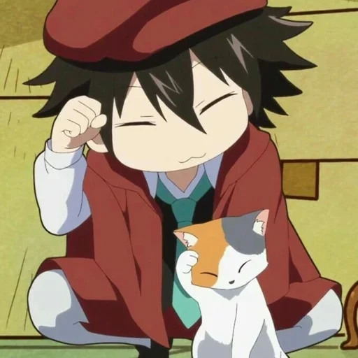 inclinação, gato rampo, rampa de chibi, jianghuchuan longpo, personagem de anime