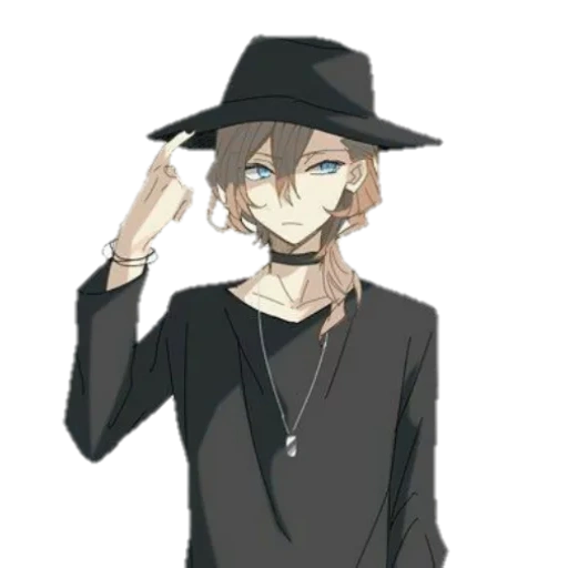 chuya nakahara, seni chuya nakahara, anime chuya nakahara, anjing liar yang hebat, bungou stray dogs chuya nakahara