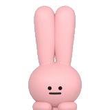 coniglio, coniglio rosa, giocattolo del coniglio orientale