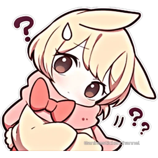 chibi, anime, hase, chibi anime, süße bunny