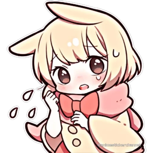 chibi, anime, hase, chibi anime, süße bunny