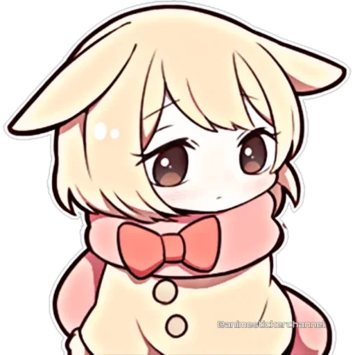 chibi, bunny, dolcezza, anime chibi, sweetie bunny