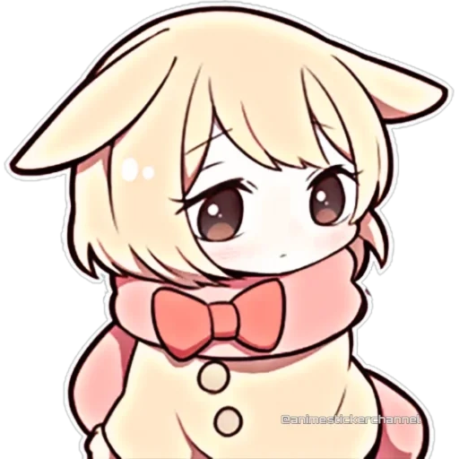 chibi, lapin, ma chérie, anime chibi, chanteur ma chérie