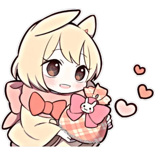 chibi, anime, bunny, dolcezza, sweetie bunny