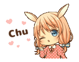 chibi, anime, anime chibi, anime imitée, usagi rabbit chibi