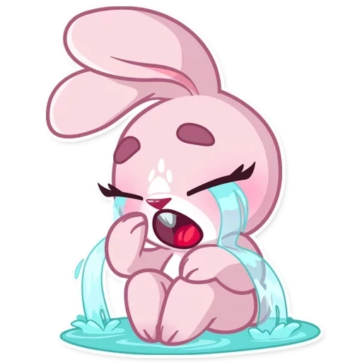 bunny, coniglio, bunny roseo, bunny rosa, bunny è triste