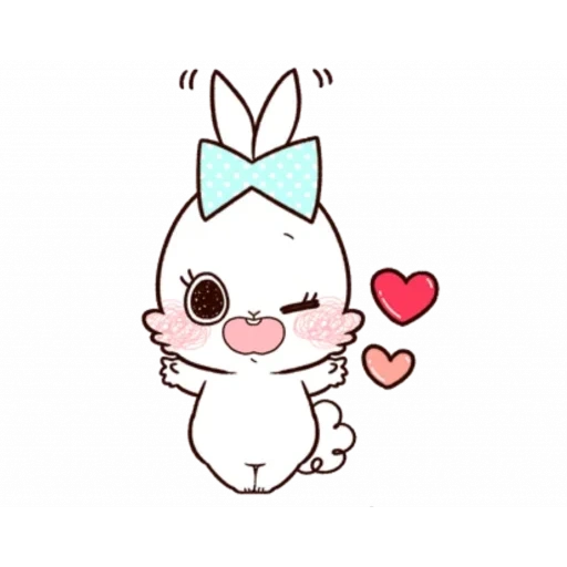 sofia bunny, white bunny, милые рисунки, милые рисунки кавай