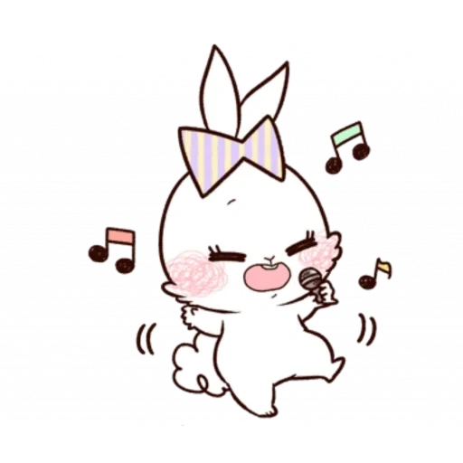 sofia bunny, white bunny, cute kawaii drawings