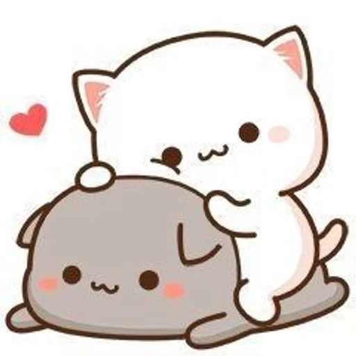 kitty chibi kawaii, gambar kawaii yang lucu, kucing kawaii yang cantik, kandang kawai chibi love, gambar kucing kawaii yang lucu