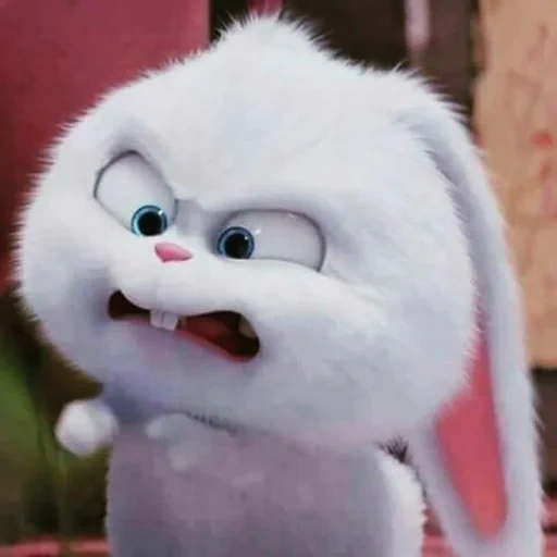 rabbit snowball, the hare of secret life, the secret life of pets hare, snowball last life of pets, secret life of pets hare snowball