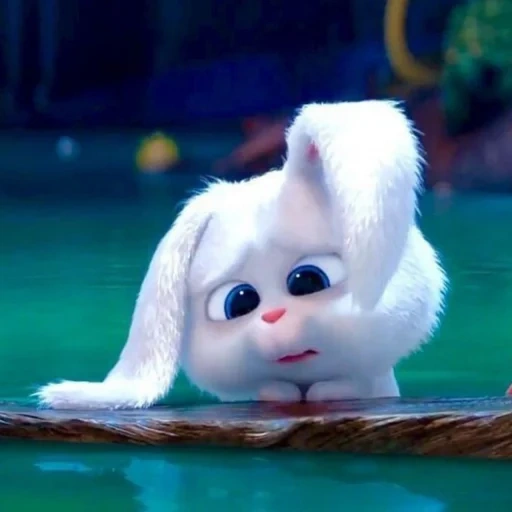 gato, bola de nieve de conejo, bunny caricature, the walt disney company, la bola de nieve secreta de la vida de la mascota