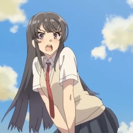 anime frau, anime mädchen, anime charaktere, seishun buta yarou, seishon buta yarou wa bunny