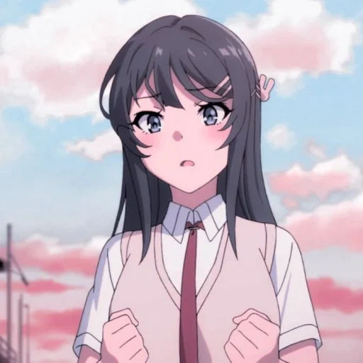 sakurajima, anime girl, mai sakurajima, miki sakurajima, seishun buta yarou