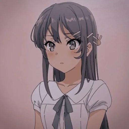 anime girl, mei sakurajima, miyakura shima, anime letterario ragazza, seishun buta yarou