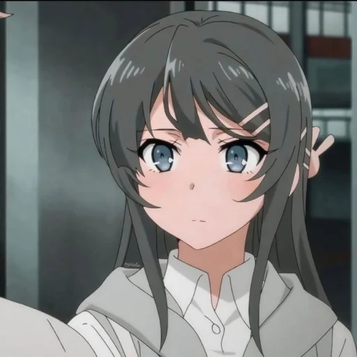 animação, menina anime, personagem de anime, animação shishun buta yaru, seishun buta yarou wa bunny