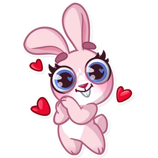 kelinci, kelinci, merah jambu, bunny rosy, kelinci rosie