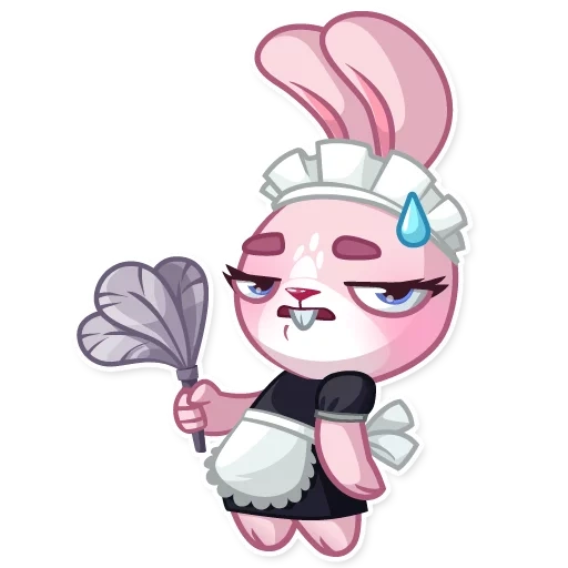 evil zao, rosy bunny, pink bunny, axolotlem vatsapa