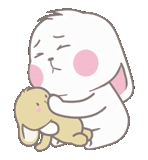 bunnies, animated, cute kawaii drawings, dear drawings are cute