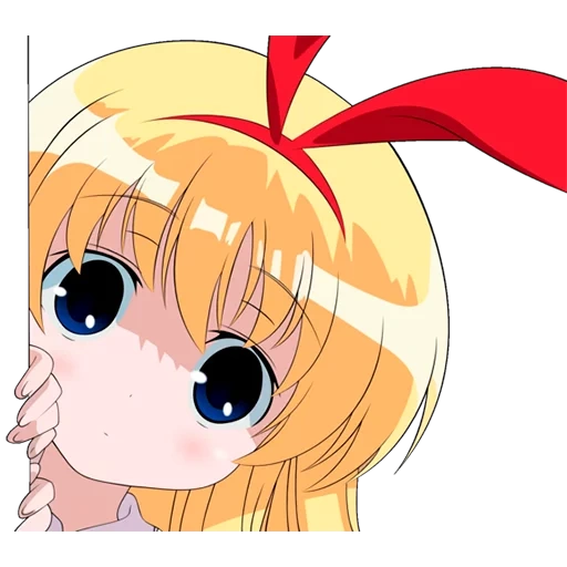 animation, anime photoshop, animation without background, blonde cartoon, transparent background of animation